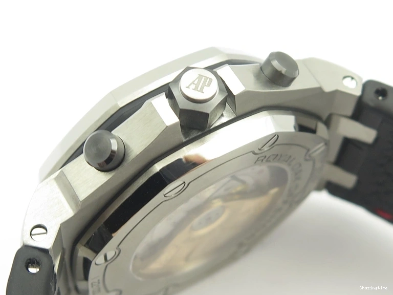 0427 Planet Ocean 45mm GMT DLC JHF Best Edition Black Dial On Rubber Strap A Durable 8194